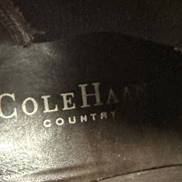 Cole Haan Country Square Toe Brown Ankle Boots Vibram Size 8.5 - Picture 15 of 16